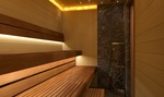 IKI Sauna heaters ELECTRIC SAUNA HEATER IKI CORNER 6kW, WITH CONTROL UNIT PRO B2 IKI CORNER